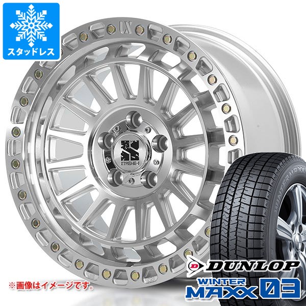 WINTER MAXX 03 - ミツビシ デリカD5用 スタッドレス ダンロップ ウインターマックス03 WM03 225/65R17 102Q MLJ エクストリームJ XJ08 タイヤ、ホイール-自動車