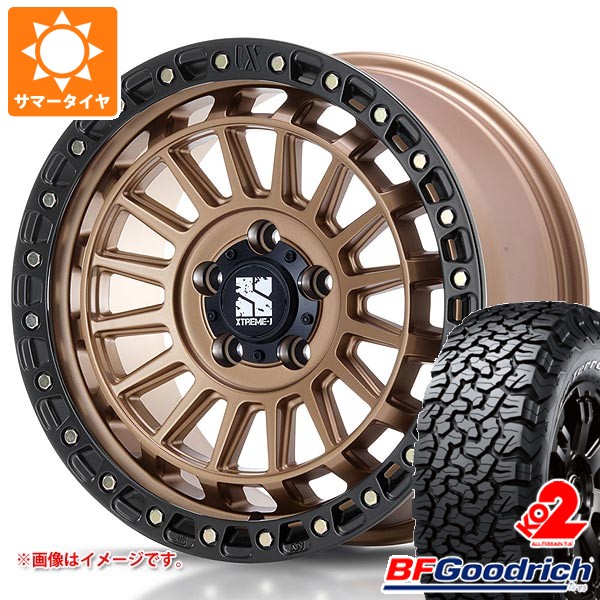 MLJ - 5本仕かける ジープ ラングラー JK/JL系用 炎節タイア BF好ましい分限者 オールテレーンT/A KO2 33x12.50R18LT 118S 黒いこと水茎の跡 エクストリームJ XJ08