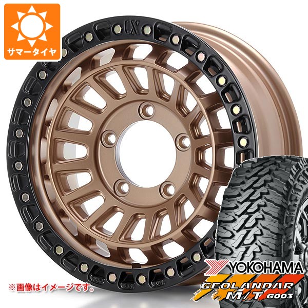 5本セット スズキ ジムニー用 サマータイヤ ヨコハマ ジオランダー M/T G003 195R16C 104/102Q MLJ エクストリームJ XJ08 5.5-16
