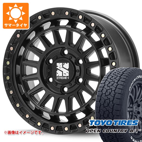 トヨタ ランドクルーザー250用 サマータイヤ トーヨー オープンカントリー A/T3 265/70R18 116H ホワイトレター MLJ エクストリームJ XJ08 8.0-18