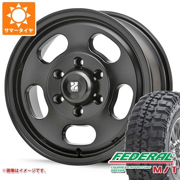 ハイラックスサーフ185系用 サマータイヤ フェデラル クーラジア M/T LT235/85R16 120/116Q 10PR  MLJ エクストリームJ Dスロット 6.5-16｜tiremax