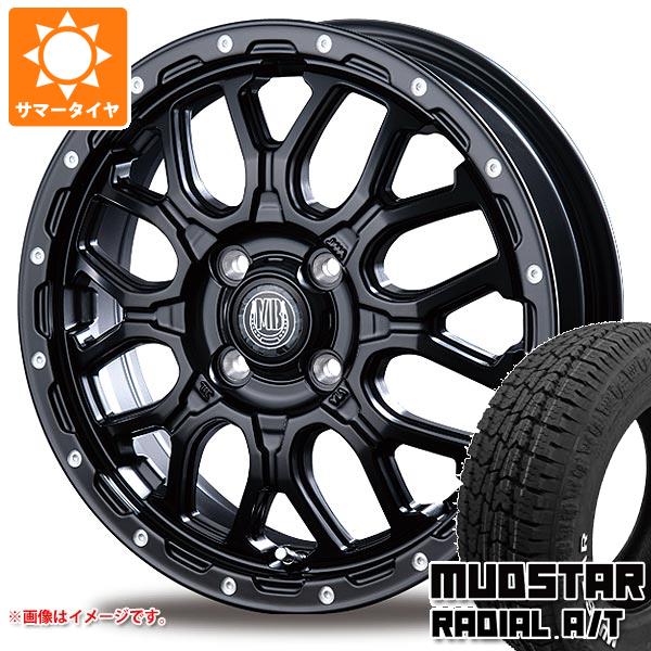 アトレーワゴン S300系用 サマータイヤ マッドスター ラジアル A/T 165/65R14 79S ホワイトレター インターミラノ マッドバーン XR-800M 4.5-14