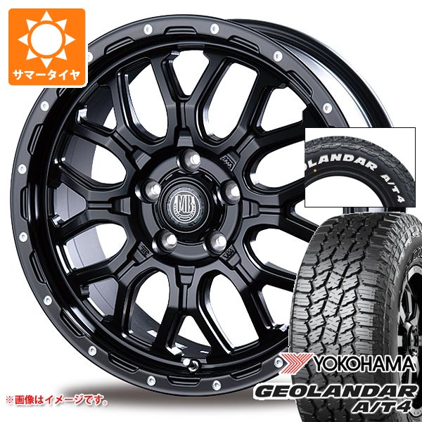 ニッサン T31エクストレイル用 2026年製 サマータイヤ ヨコハマ ジオランダー A/T4 G018 215/65R16C 109/107S ホワイトレター マッドバーン XR-800M 6.5-16