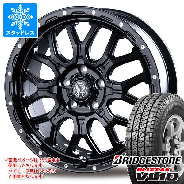 ハイエース 200系用 スタッドレス ブリヂストン ブリザック VL10 195/80R15 107/105N インターミラノ マッドバーン XR-800M
