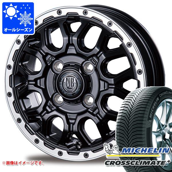 ハスラー用 オールシーズンタイヤ ミシュラン クロスクライメートプラス 165/70R14 85T XL インターミラノ マッドバーン XR-800M 4.5-14