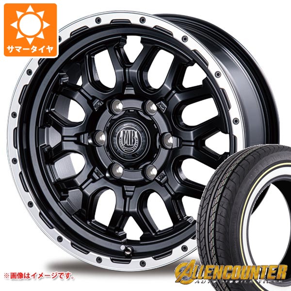 トヨタ ハイエース 200系用 サマータイヤ オーレンカウンター クラシックオーバル 215/65R16C 109/107T ホワイト/イエローリボン マッドバーン XR-800M 6.5-16