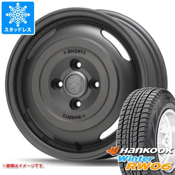 ハンコック - トヨタ 町はやりっ児 バン 400系用 スタッドレス 冬季 RW06 185R14 8PR (185/80R14 102/100N好いかげんに) MLJ エクストリームJ 客旅 冬タイヤ、ホイールセット-自動車
