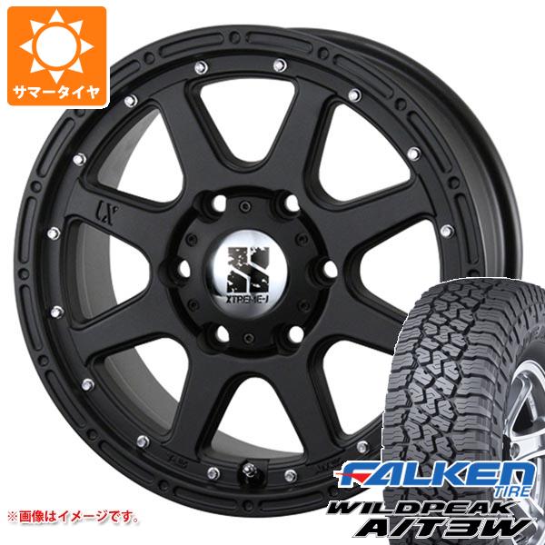 5本セット FJクルーザー 10系用 サマータイヤ ファルケン ワイルドピーク A/T3W LT265/70R17 121/118R  MLJ エクストリームJ 7.5-17