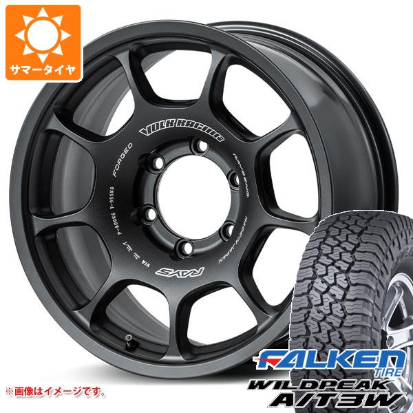 5本セット トヨタ FJクルーザー 10系用 サマータイヤ ファルケン ワイルドピーク A/T3W LT285/70R17 116Q レイズ ボルクレーシング ZE40X 8.0-17