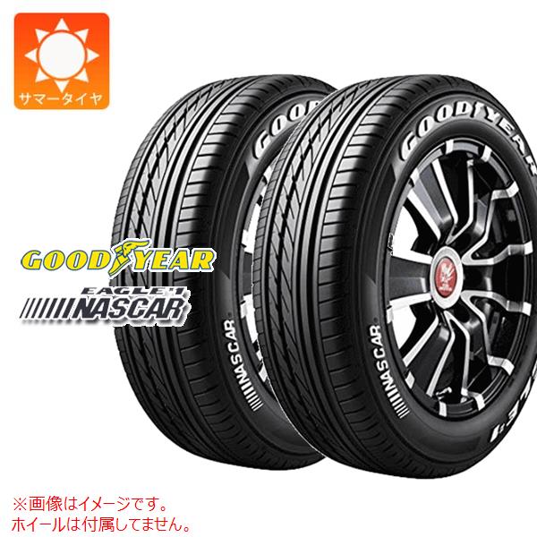 2本 サマータイヤ 195/80R15 107/105L グッドイヤー イーグル ＃1 ナスカー ホワイトレター EAGLE #1 NASCAR バン/トラック用 :14401 2:タイヤマックス