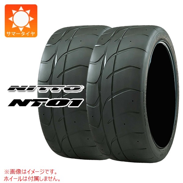 NT - 2本 朱夏タイア 205/40ZR17 80W ニットー 01 01 運動競技引きくらべる用 車、バイク、自転車-タイヤ、ホイール-自動車