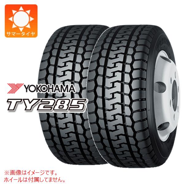 2本 サマータイヤ 225/60R17.5 116/114L ヨコハマ TY285 TY285 バン 