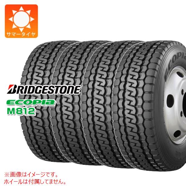 4本 サマータイヤ 195/85R16 114/112N ブリヂストン エコピア M812 ECOPIA M812 バン/トラック用 :31096 4:タイヤマックス