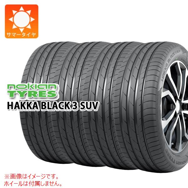 4本 サマータイヤ 235/45R20 100W XL ノキアン ハッカ ブラック3 SUV HAKKA BLACK3 SUV