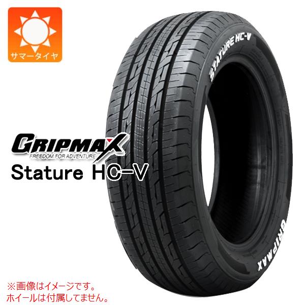 2本以上で送料無料 サマータイヤ 215/65R16 109/107S グリップマックス スタチャー HC-V ホワイトレター STATURE HC-V バン/トラック用｜tiremax