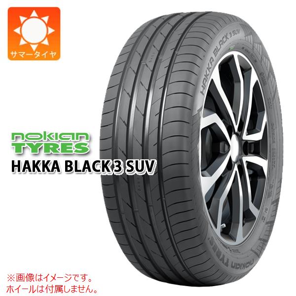 2本以上で送料無料 1本 サマータイヤ 255/45R19 104W XL ノキアン ハッカ ブラック3 SUV HAKKA BLACK3 SUV