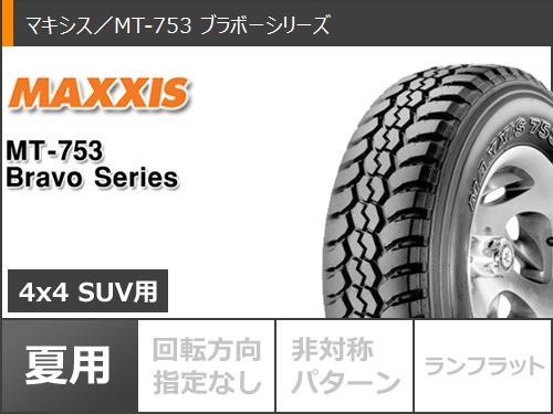 ハスラー用 サマータイヤ マキシス MT-753 ブラボーシリーズ 185R14C 102/100Q 8PR ブラックサイドウォール マッドヴァンスX タイプM 4.5-14｜tiremax｜02