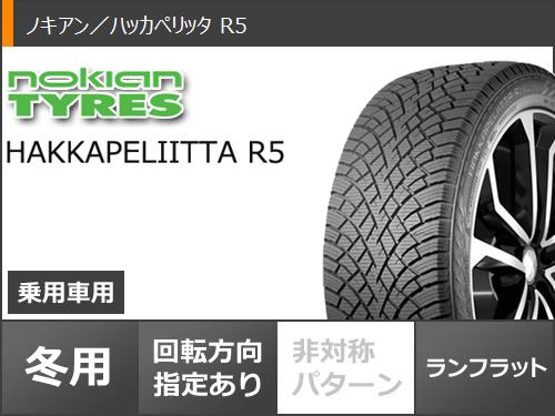 BMW G30/G31 5シリーズ用 スタッドレス ノキアン ハッカペリッタ R5 225/55R17 97R ランフラット アドバンスライン SV 1 : sv1bk 39166 b10232m : タイヤマックス