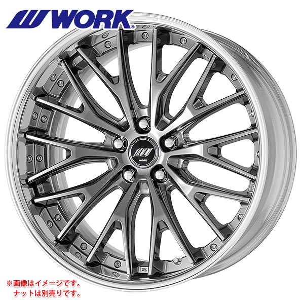 WORK ワーク バックレーベル ジースト BSTX 7.5-19 ホイール1本 BACK