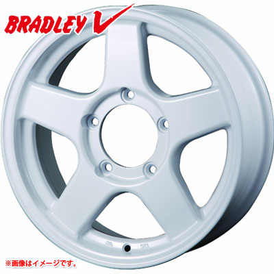 Y*R様 BRADLEY V 16インチ ホワイトホイール ブラッドレー V 5.5-16 ホイール1本 BRADLEY ジムニーシエラ用