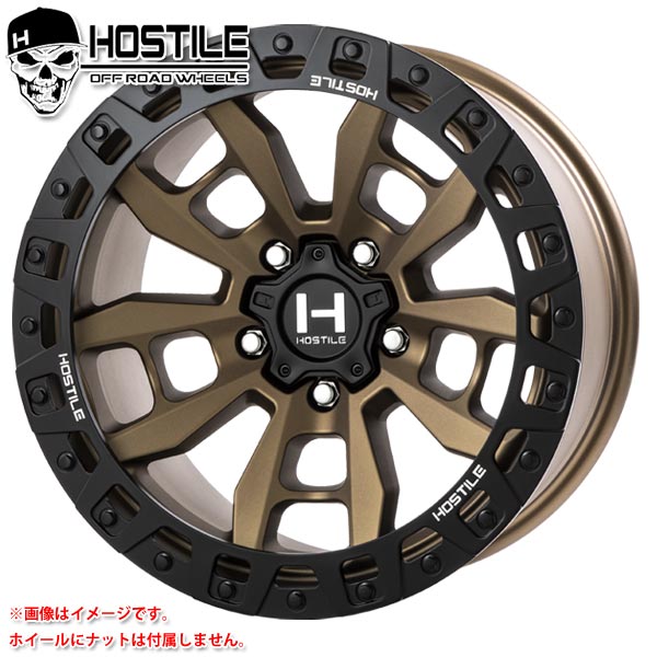 HOSTILE H130 クランドン 9.0-17 ホイール1本 輸入車用 H130 CRANDON ラングラー