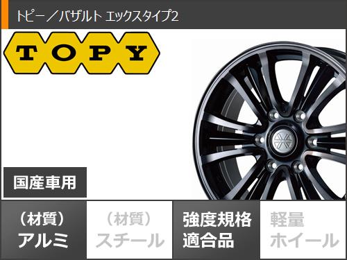 ハイエース 200系用 サマータイヤ グッドイヤー イーグル ＃1 ナスカー 215/60R17C 109/107R ホワイトレター バザルト エックスタイプ2 6.5-17｜tiremax｜03