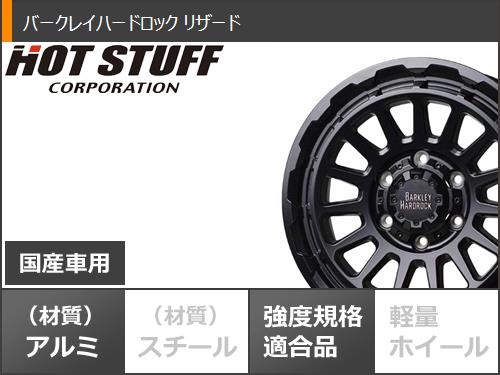 NV350キャラバン E26用 2024年製 サマータイヤ ヨコハマ パラダ PA03 215/65R16C 109/107S ホワイトレター バークレイハードロック リザード 6.5-16｜tiremax｜03