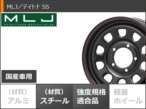 5本セット スズキ ジムニーノマド JC74W用 サマータイヤ ファルケン ワイルドピーク A/T3W LT225/75R16 115/112Q MLJ デイトナ SS 6.0-16の画像