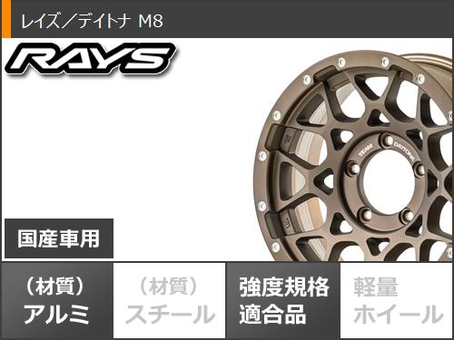 5本セット スズキ ジムニーノマド JC74W用 サマータイヤ モンスタ マッドウォーリアー LT215/70R16 107/105Q ホワイトレター レイズ デイトナ M8 6.0-16_3