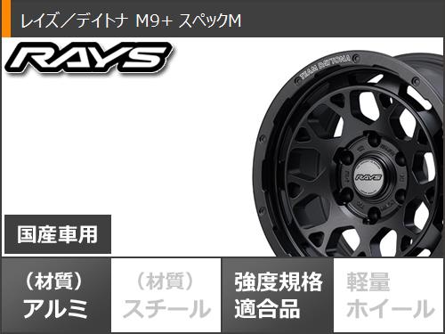 ハイエース 200系用 オールシーズンタイヤ ネクセン エヌブルー 4シーズン バン 215/65R16 109/107T レイズ デイトナ M9+ スペックM 6.5-16の画像