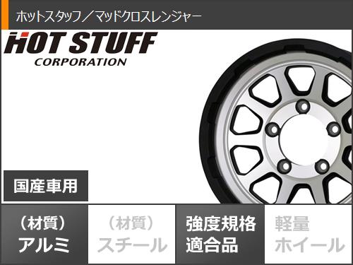 ジムニーシエラ JB74W用 スタッドレス ブリヂストン ブリザック DM-V2 195/80R15 96Q マッドクロスレンジャーの画像