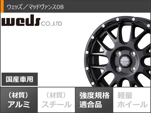 エブリイワゴン DA17W用 2026年製 サマータイヤ ヨコハマ ジオランダー X-AT G016 145R14C 85/83Q ブラックレター G016A マッドヴァンス08 4.5-14の画像