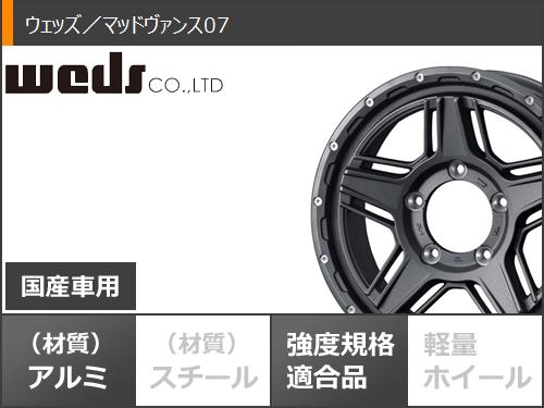 5本セット ジムニーシエラ JB74W用 スタッドレス ブリヂストン ブリザック DM-V2 195/80R15 96Q マッドヴァンス07の画像