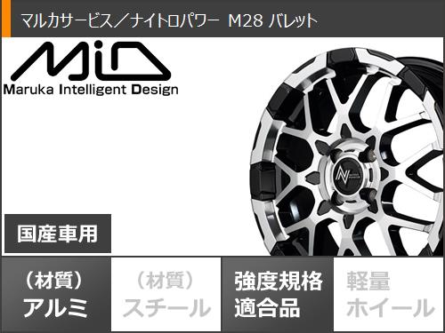 タフト LA900系用 スタッドレス ダンロップ ウインターマックス03 WM03 165/65R15 81Q ナイトロパワー M28 バレットの画像