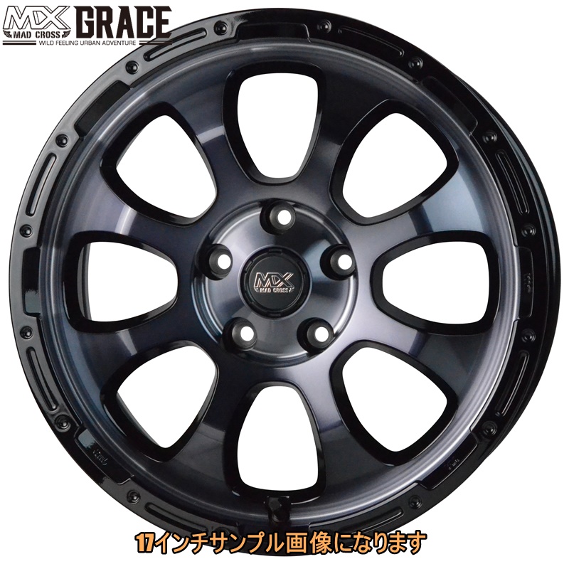 専用　17インチ　軽全般　4本セット HOT STUFF ホットスタッフ MAD CROSS マッドクロス GRACE