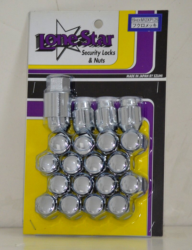 レガシィツーリング ロンスター ロック＆ナットセット 19HEX 12-1.25