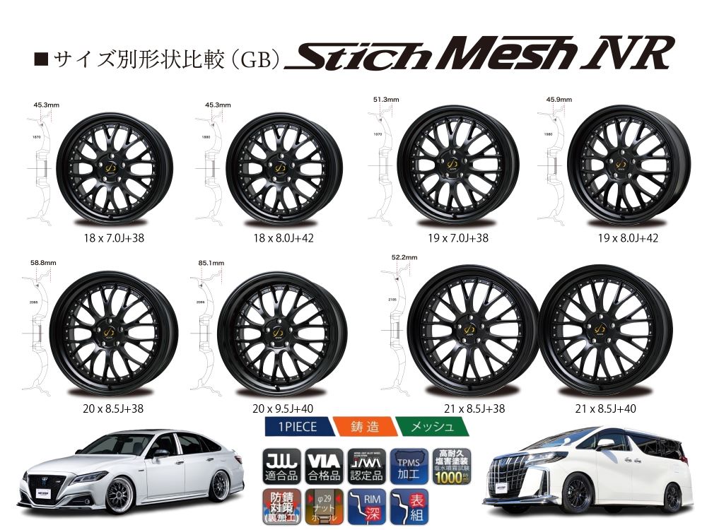 HOT STUFF（ホットスタッフ） Stich Mesh RM シュテッヒ メッシュNR 20