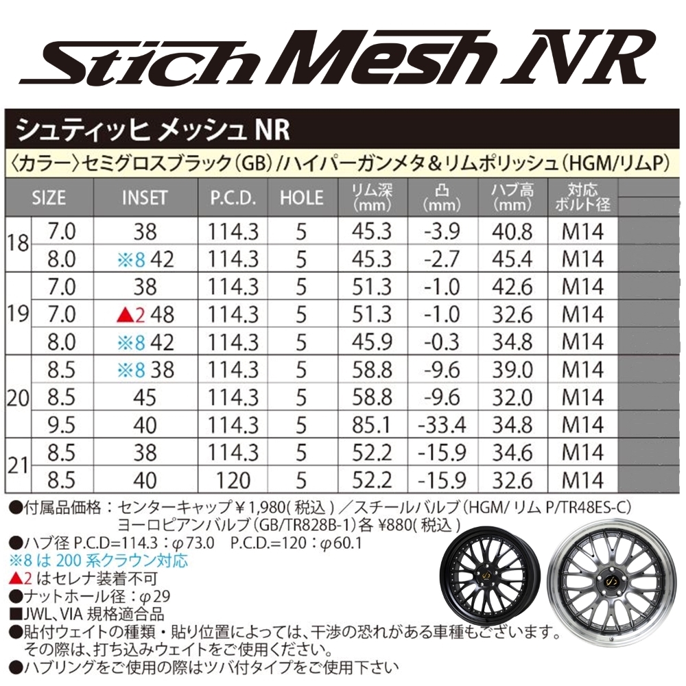 HOT STUFF（ホットスタッフ） Stich Mesh RM シュテッヒ メッシュNR 19
