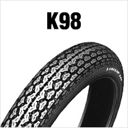 DUNLOP（ダンロップ） K98 3.00-17 6PR(50P) WT リア : タイヤ王国