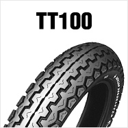 DUNLOP（ダンロップ） TT100 4.25/85H18 4PR (64H) TL フロント/リア 
