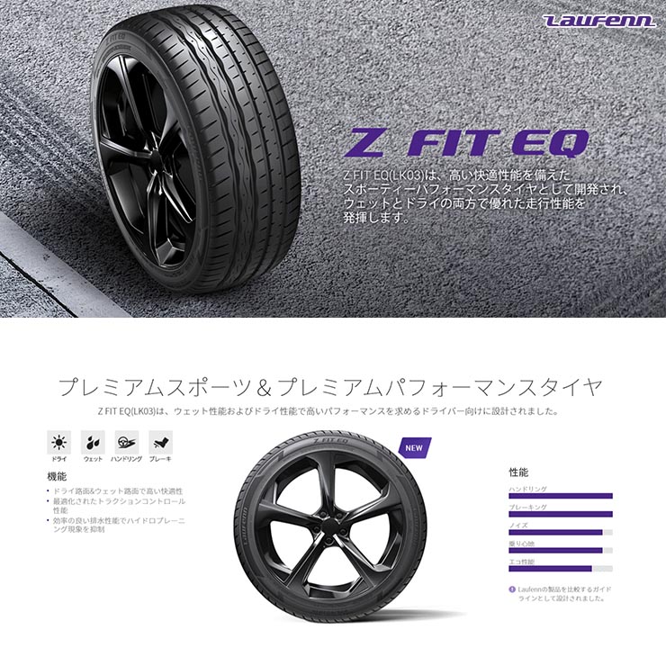 225/35R19 88Y XL HANKOOK LAUFENN Z FIT EQ LK03 HOMURA 2x9PLUS