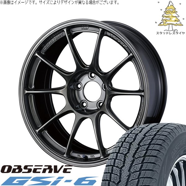 GN アウトランダー 235/60R18 スタッドレス | オブザーブ Gsi-6 \u0026 ウェッズスポーツ TC-105X 18インチ 5穴114.3