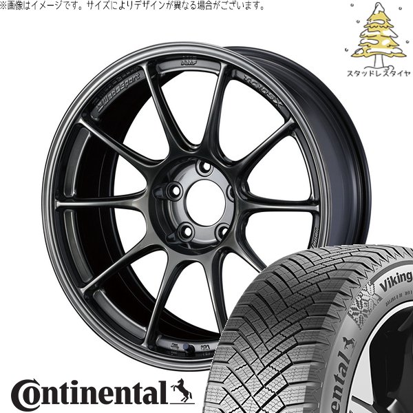 GN アウトランダー 235/60R18 スタッドレス | バイキングコンタクト8 \u0026 ウェッズスポーツ TC-105X 18インチ 5穴114.3