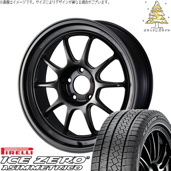ICE ASIMMETRICO - WRX STI VAB GVB 245/40R18 スタッドレス | アイスゼロアシンメトリコ \u0026 ウェッズ運動競技 TC-105X DSR 18in 5穴114.3