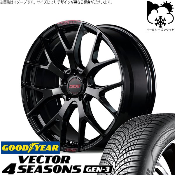 インプレッサ 205/50R17 オールシーズン | ベクター4シーズンズ GEN-3 \u0026 ホムラ 2X7 FT SPEC-M 17インチ 5穴100