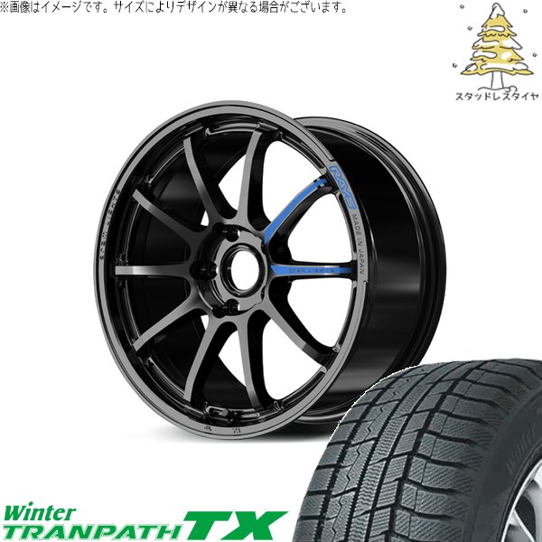 ウィンタートランパス - レクサスUX 225/50R18 スタッドレス | TX \u0026 グラムライツ 57NR 仕様M 18in 5穴114.3 冬タイヤ、ホイールセット-自動車