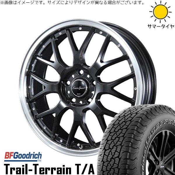 BFグッドリッチ - XV フォレスター 225/60R17 車輪仕掛ける | トレイルテレーン \u0026 ユーロ運動競技 手あい815 17in 5穴100 タイヤ、ホイール-夏タイヤ、ホイールセット