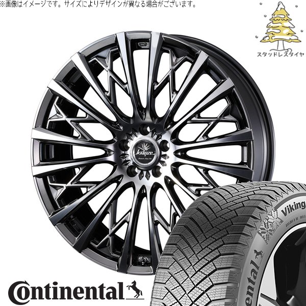 VikingContact - ジャケット冠 カムリ 225/45R18 スタッドレス | ビュッフェ連係8 \u0026 クレンツェ シュリット 855EVO 18in 5穴114.3 冬タイヤ、ホイールセット-自動車-車、バイク、自転車