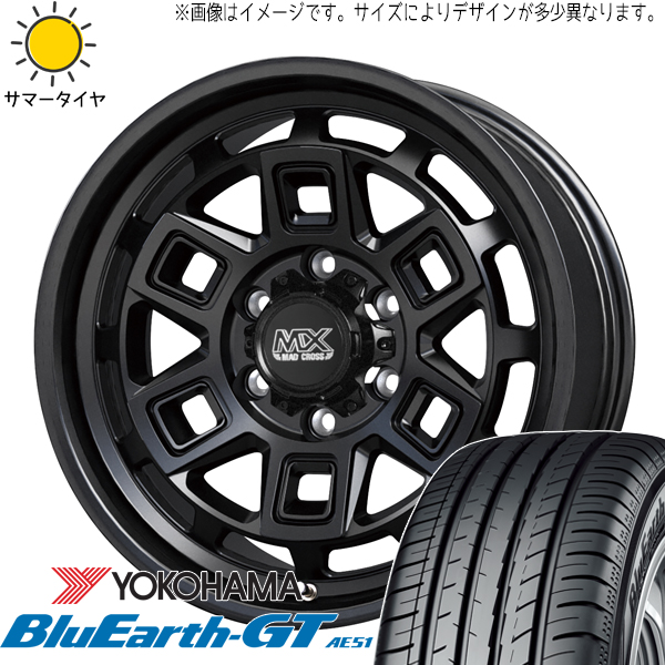 クラウン CX 3 デリカ 215/60R16 Y/H ブルーアースGT AE51 マッドクロス 16インチ 7.0J +38 5H114.3P サマータイヤ ホイール 4本SET :aever 167042 ae51 21560:TireShop All Terrain