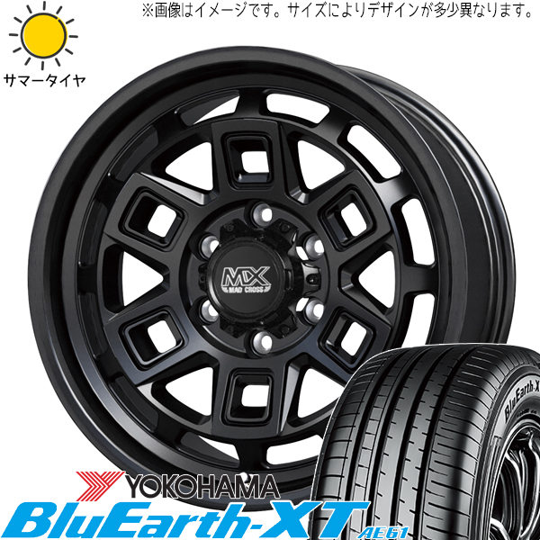 クラウン CX 3 デリカ 215/60R16 Y/H ブルーアース XT AE61 マッドクロス 16インチ 7.0J +38 5H114.3P サマータイヤ ホイール 4本SET :aever 167042 ae61 21560:TireShop All Terrain